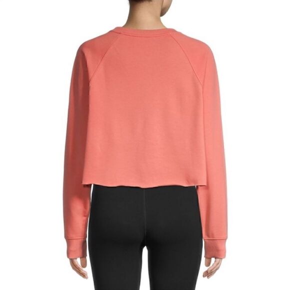 DKNY Sport Cropped Orange Sweatshirt, sweaters,long sleeve shirt  Size XL sienna - Picture 10 of 11